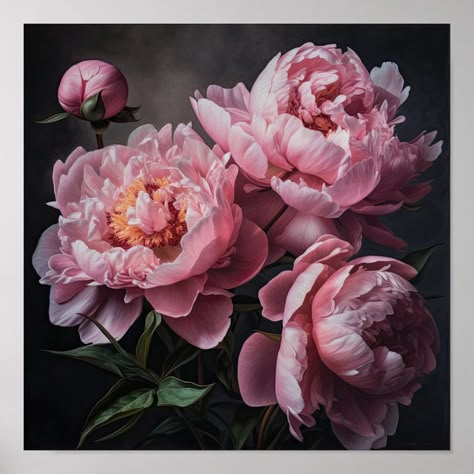 Pink peonies bouquet