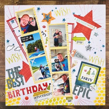 birthday Project Ideas - Scrapbook.com Scrapbook Birthday, Birthday Scrapbook Pages, Birthday Projects, Birthday Scrapbook, Scrapbooking Inspiration, Scrapbooking Layouts, Project Ideas, Scrapbook Pages, Get Inspired