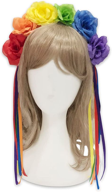 ujktvba Pride Rainbow Headband for Lgbtq Bisexual Reusable Cute Gay Pride Party Supplies Pride Rainbow Lgbt Accessories 1 PC Pride Hair Accessories, Boho Outfits For Women, Space Theme Costume, Pride Headband, Lgbtq Clothes, Alien Headband, Convention Outfits, Pride Party, Rainbow Headband