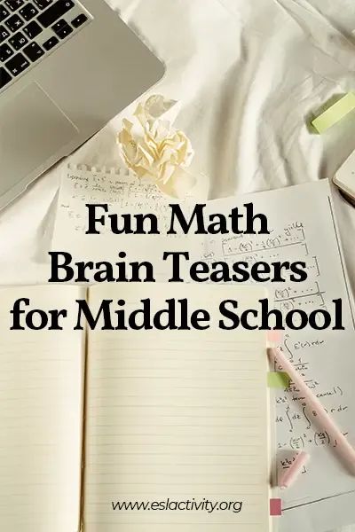 Math Movies Middle School, Math Brain Teasers Middle School, School Riddles, Math Games Middle School, Math Movies, Math Riddles Brain Teasers, Junior High Math, Maths Questions, Brain Teasers For Teens