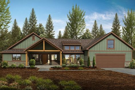 Builder-Friendly House Plans and Home Designs Houseplans Blog - Houseplans.com Garage Extension, Building Stairs, Craftsman Style House, Open Concept Floor Plans, Mountain House Plans, Craftsman Style Homes, Craftsman Style House Plans, Craftsman House Plans, Mountain Homes