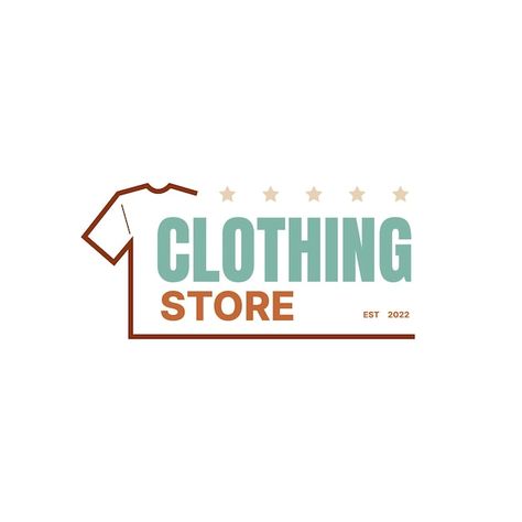 Garments Logo Design Ideas, Vintage Clothing Poster, Clothing Shop Logo Design, Dress Shop Logo Design Ideas, Mens Clothing Logo Design, Cloth Store Logo, Logo For Shopping Online, Logo For Clothes Shop, Logo Design For Clothing