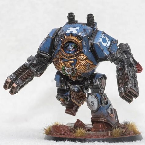 Space Marine Dreadnought, Contemptor Dreadnought, Warhammer Marine, Sci Fi Miniatures, Warhammer 40k Figures, Warhammer Figures, Warhammer Paint, Imperial Knight, Warhammer Aos