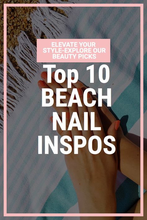 Summer is in full swing, and what better way to express yourself than with a fresh new set of nails? Our 'Summer Nail Inspo: Top 10 Picks!' has all the inspiration you need. From tropical hues inspired by spring break to minimalistic designs perfect for the simple summer look, we've got something for every nail-savvy fashionista. Get ready to flaunt your new favorite summer nail art this season. Get inspired now!! Hawaii Manicure Ideas, Tulum Nail Ideas, Tropical Holiday Nails, Christmas Beach Nails, Tropical French Tip Nails, Vacation Gel Nails, Beach Nails Simple, Ombre Nail Design, Vacation Nail Designs