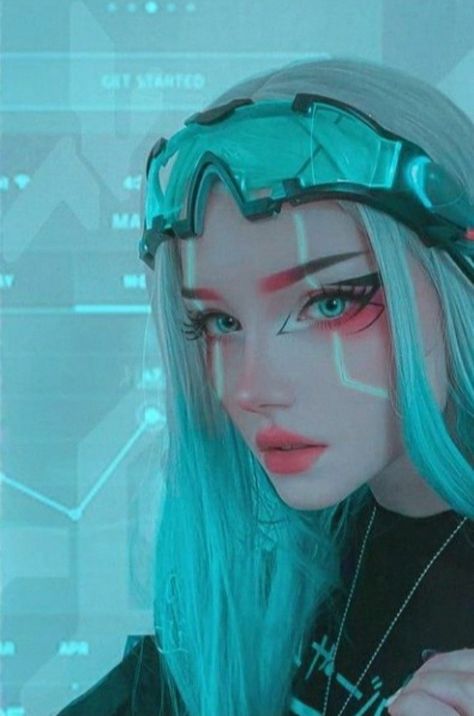 Cyberpunk Halloween Costume, Halloween Cyberpunk, Cyberpunk Halloween, Cyberpunk Makeup, Future Costume, Best Contouring Products, Punk Makeup, Alien Aesthetic, Cyberpunk Clothes