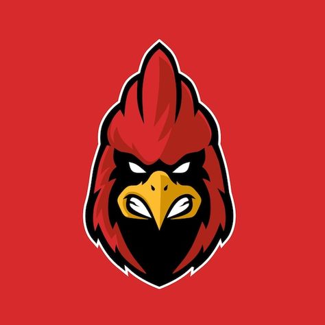 Vector cardinal mascot for logo sport an... | Premium Vector #Freepik #vector #esport-mascot #wildlife-logo #mascot-design #animal-logo Cardinal Mascot, Wildlife Logo, Cardinal Logo, Logo Mascot, Shark Art, Logo Sport, Tattoo Style Drawings, Mascot Design, Psd Icon