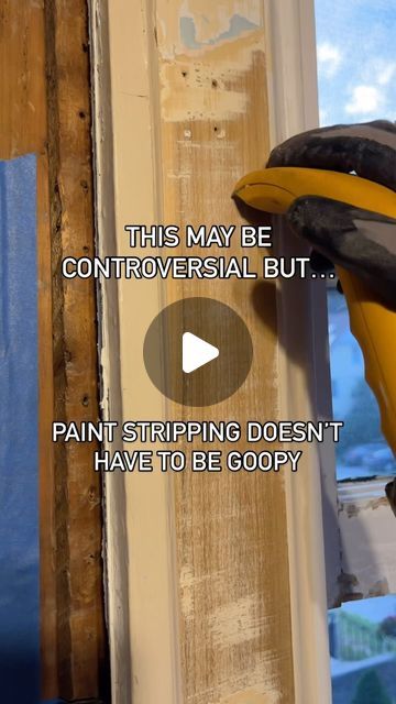 Sally at Wedgwood Cottage  |  Messy & Relatable DIY on Instagram: "I’ve tried almost every paint stripping technique and 👏🏻THIS 👏🏻 IS 👏🏻 IT👏🏻

Fast, easy, and cleans up as you go 🙌🏻 Hope you find this as satisfying to watch as it is to do 

Works best for flat surfaces since it’s a 2” straight carbide blade, but you can get a decent amount of the bigger curves with some careful wiggling. I’ll be going back in with a different technique on the finer details - stay tuned! 

As always, a safety disclaimer: I am not an expert, these are my own experiences after having stripped old paint in multiple rooms via multiple methods in my 1920s home. Please 1) do your own research on lead paint (EPA has a site) and safe lead paint stripping, 2) test your existing paint for lead if your house Stripping Paint From Wood, Strip Paint, 1920s Home, Paint Stripping, Stripping Furniture, Stripping Paint, 1920s House, Lead Paint, Home City