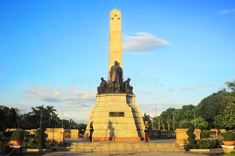 Rizal monument. Manila, Philippines - April 01, 2012: Rizal monument in Rizal pa , #sponsored, #Philippines, #April, #Rizal, #monument, #Manila #ad Rizal Monument, Rizal Park, Jose Rizal, Manila Philippines, Poster Making, Manila, Color Palettes, Statue Of Liberty, Philippines