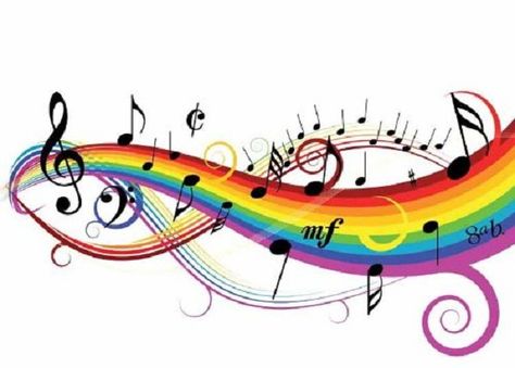 Funky rainbow decals for your walls, including this Music Rainbow Wall Decal Rainbow Theme Bedroom, Colorful Music Notes, Music Note Symbol, Rainbow Wall Mural, Rainbow Music, Rainbow Wall Decal, Art Musical, Christian Backgrounds, Spiritual Songs