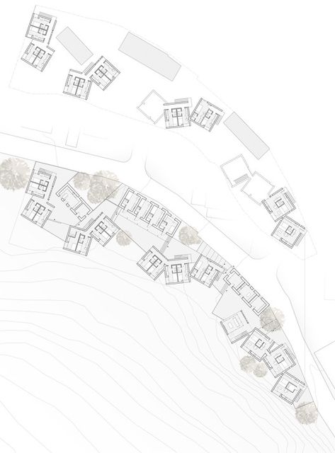 Visitor Center Architecture, Village Architecture, Urban Design Graphics, Master Thesis, Urban Design Architecture, Presentation Design Layout, Kindergarten Design, Wood Arch, Container Architecture