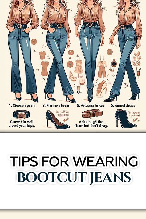 Tips for Wearing Bootcut Jeans Where To Get Bootcut Jeans, Flattering Bootcut Jeans, Ways To Style Bootcut Jeans, Affordable Bootcut Jeans, Boot Cut Jeans Outfit Fall, How To Style Boot Cut Jeans, Shoes For Short Women, How To Style Bootcut Jeans, How To Wear Bootcut Jeans