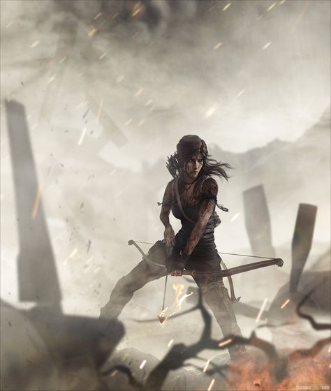 Turning Point WEB - Assault by FearEffectInferno Tomb Raider Artwork, Lara Croft Wallpaper, Tomb Raider Video Game, Tomb Raider Wallpaper, Tomb Raider Art, Tomb Raider 2013, Tomb Raider Game, Rise Of The Tomb, Tomb Raider Lara Croft