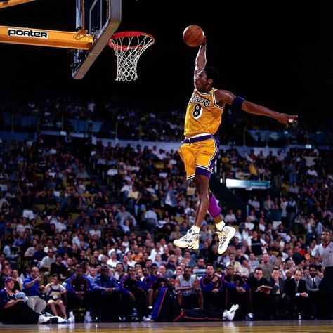 Throwback Sports Content on Instagram: “(1999) Walking on air. ♾” Kobe Wallpaper, Kobe Tattoo, Kobe Bryant Sneakers, Kobe Bryant Dunk, Kobe Bryant Quotes, Basketball Aesthetic, Kobe Bryant 8, Kobe Bryant Poster, Kobe Mamba