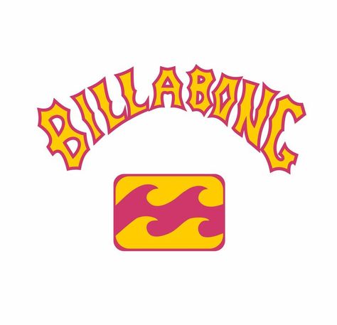 Billabong, 1987 by Roger Mafra. Revista Fluir, 1987 logo Beach Room Decor, Beach Wall Collage, Surf Stickers, Surf Logo, Surfing Pictures, Surf Poster, Billabong Surf, Retro Surf, Surf Brands