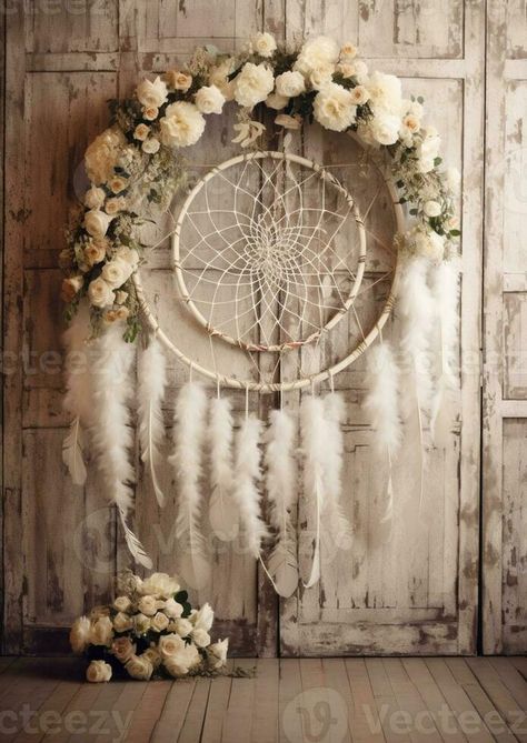 there is a white dream catcher with flowers and feathers on it. generative ai. Dream Catcher With Flowers, Flower Dream Catcher, Vector Snowflake, White Dream Catcher, Flowers And Feathers, Crafty Ideas, Dream Catcher, Feathers, Vector Free