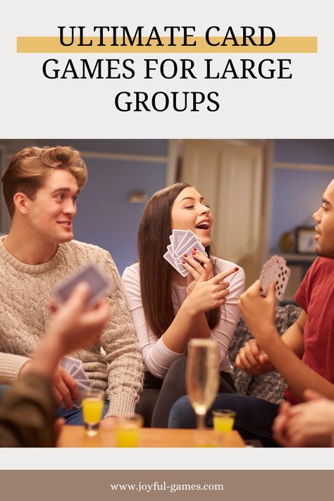 Gather your friends and family for a night of thrilling card games! Our guide showcases the best games for big groups, offering fun for everyone. Games To Play With Large Groups, Group Card Games, Games For Big Groups, Best Card Games, Games For Large Groups, Adult Card Games, Large Group Games, Fun Group Games, Competition Games