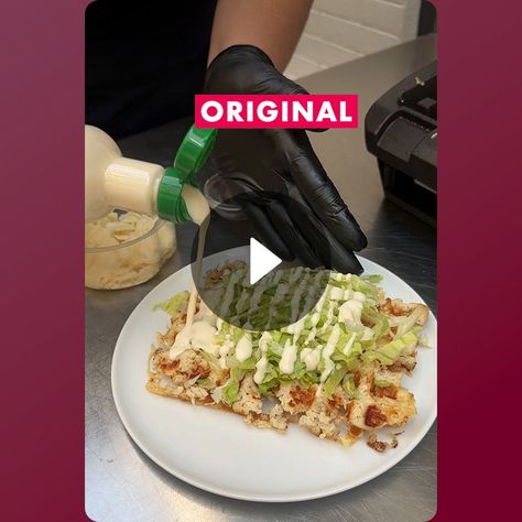 Chicken Caesar Salad Waffle 🍗🥗 - Chefclub US | Snapchat Chicken Caesar Waffle, Chicken Caesar Salad Waffle, Chicken Cesar, Chefclub Tv, Chicken Caesar, Chicken Caesar Salad, Waffle Iron, Waffle Recipes, Caesar Salad