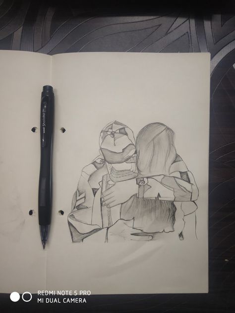 I've always admired a soldier's love. One of my love fantasies. Army Couple Drawing, Army Sketches Soldiers, Indian Army Sketch, Soldier Sketch, Aesthetic Future, Soldier Love, Indian Drawing, Army Drawing, Army Couple