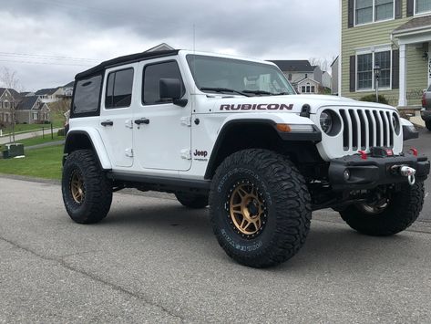 Honda Minivan, Method Wheels, White Jeep Wrangler, Jeep Wrangler Forum, Bronze Wheels, White Jeep, Jeep Jl, Jeep Rubicon, Wrangler Rubicon