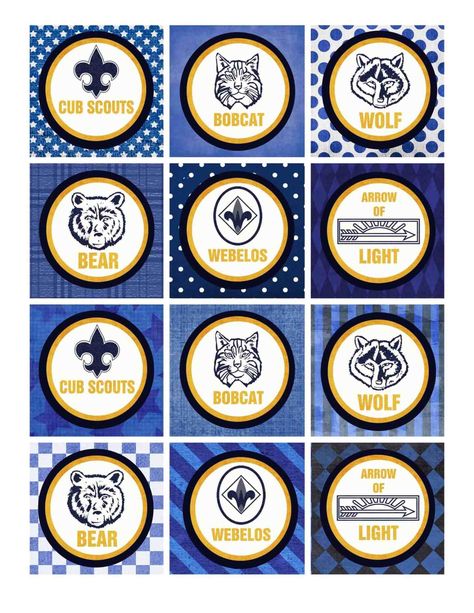 Cub Scout Blue And Gold Activities, Blue And Gold Boy Scouts Banquet Ideas, Blue And Gold Banquet Centerpieces, Blue And Gold Scout Banquet Ideas, Blue And Gold Ceremony Ideas Cub Scouts, Blue And Gold Banquet Ideas Cub Scout, Cub Scout Blue And Gold Centerpieces, Scout Ornaments, Scout Camping Activities