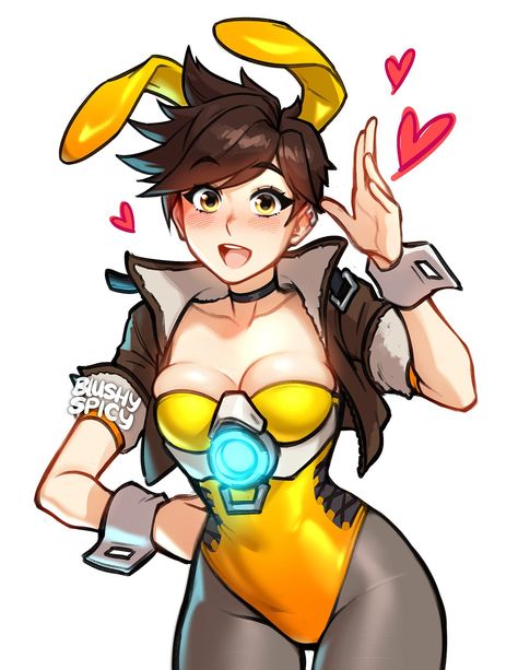 1366x768 Wallpaper Hd, Hand Shadows, Overwatch Wallpapers, Overwatch Tracer, Overwatch Fan Art, Bunny Suit, Overwatch 2, Cartoon Character Design, Video Game Art