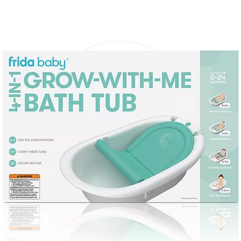 Fridababy® 4-in-1 Grow-with-Me Bath Tub in White | buybuy BABY Baby Momma, Baby Cradle, Baby Sling, Buybuy Baby, Baby Care Tips, Baby Advice, Baby Nursery Furniture, Sling Chair, Baby Supplies