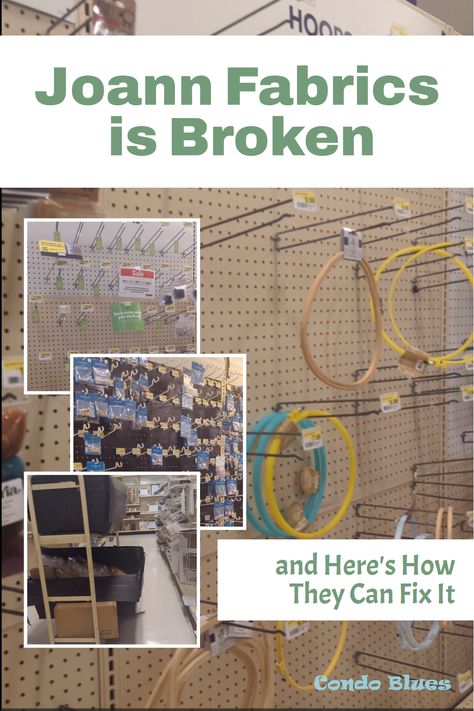 Joann Fabrics stores have bare shelves and empty stores. Here's how to save the company from bankruptcy Bad Decisions, March 2024, Joann Fabrics, Joanns Fabric And Crafts, Diy Creative, Green Living, Craft Stores, Fix It, Creative Ideas