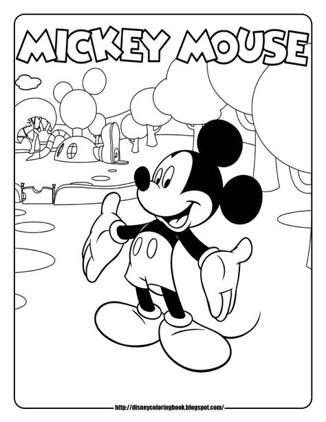 Mickey Mouse Free Mickey Mouse Printables, Mickey Mouse Coloring, Mouse Coloring Pages, Minnie Mouse Clubhouse, Mickey Coloring Pages, Mickey Mouse Printables, Disney Coloring Sheets, Minnie Mouse Coloring Pages, Mickey Mouse Clubhouse Party