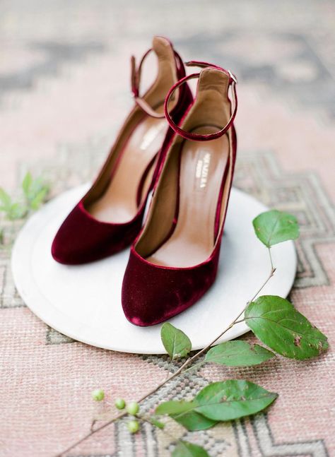 Burgundy Wedding Shoe, Burgundy Shoes Wedding, Maroon Wedding Shoes Bride, Crimson Wedding Shoes, Red Bridal Shoes Veaul, Burgundy Wedding Shoes, Diy Fall Wedding Decorations, Red Bridal Shoes, Fall Wedding Shoes