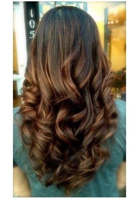 Long hair, styling creme, large hot rollers, light hold hair spray and a large barrel curling iron for touch up= Color is dark warm brown with caramel & warm auburn hi-lites. Long Brunette Hair, Hair 2022, Long Brunette, 30th Bday, Love Hair, Great Hair, Layered Hair, Curled Hairstyles, Gorgeous Hair