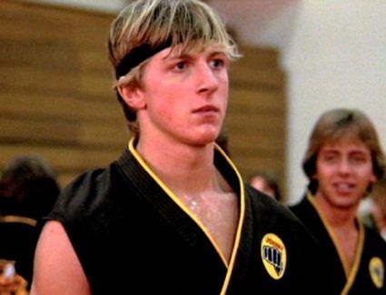 Johnny Lawrence!  I had the biggest crush on him... really?  (The Karate Kid) Karate Kid 3, The Karate Kid 1984, Karate Kid Movie, Johnny Lawrence, William Zabka, Cobra Kai Dojo, Karate Kid Cobra Kai, Kid Cobra, 80s Movies