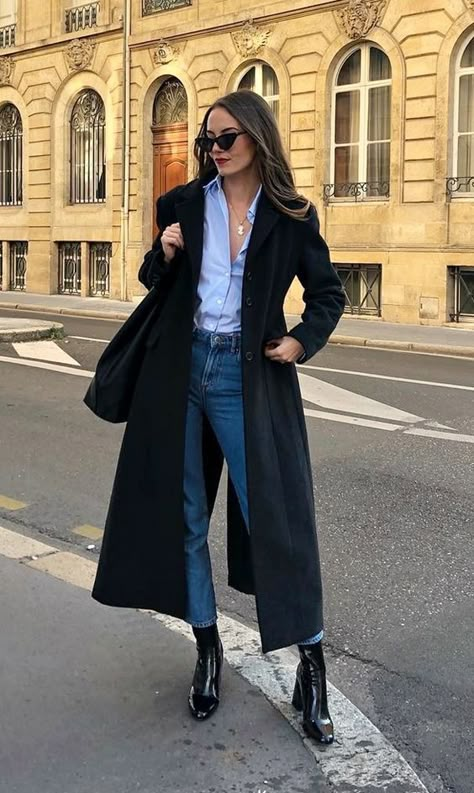 Skandinavian Fashion, Outfit Chic, Look Retro, Coat Outfits, Mode Inspo, 가을 패션, Fashion Mode, Looks Style, Mode Inspiration