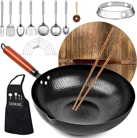 Best Wok, Oil Rack, Carbon Steel Wok, Searing Meat, Wok Pan, Leftover Turkey Recipes, Fry Pan Set, Woks, Leftover Turkey