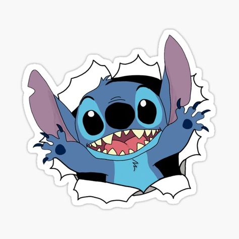 Pegatinas: Lilo And Stitch | Redbubble Stitch Stickers Printable, Stitch Homescreen, Cute Laptop Stickers Aesthetic, Funny Sticker Ideas, Cartoon Stickers Aesthetic, Lilo And Stitch Stickers, Stickers Stitch, Disney Stickers Printables, Stickers To Print