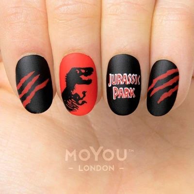 Stamping Nail Polish, Dinosaur Images, Nail Art Stamping Plates, Nail Art Gel, Stripped Nails, Animal Nails, Disney Nails, Nail Varnish, Stamping Plates