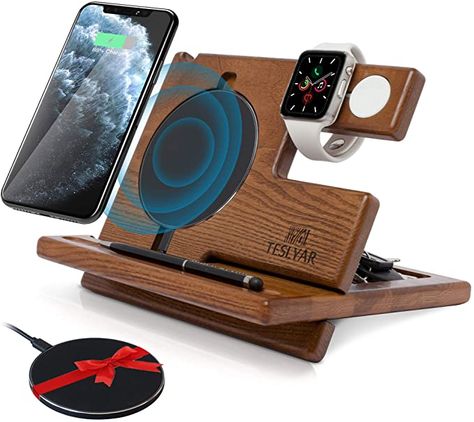 Phone Holder Table, Wood Cell Phone Holder Diy, Christmas Gift Husband, Wood Phone Holder, Wood Docking Station, Men Christmas Gift, Phone Docking Station, Wooden Docking Station, Christmas Diy Wood