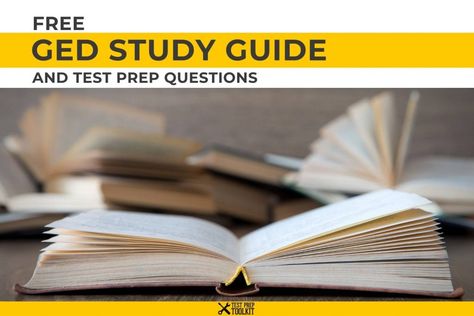 Free 2021 GED Study Guide | Test Prep Toolkit Ged Test Prep, Ged Study, Ged Study Guide, Ged Math, Study Books, Free Online Classes, Earth And Space Science, Math Test, Exam Prep