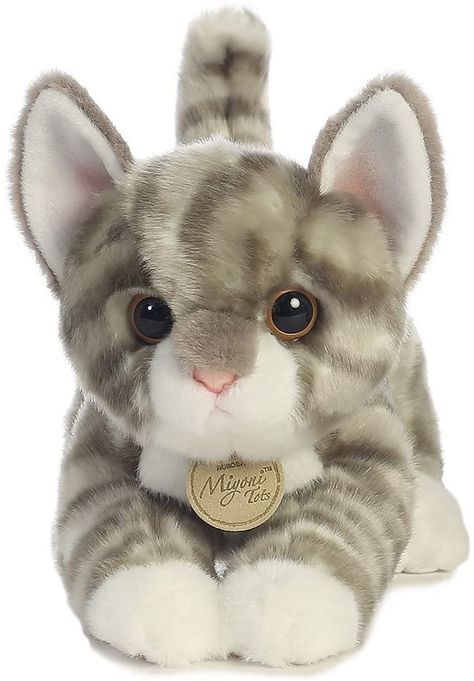 Aurora Plush, Grey Tabby Kittens, Silver Tabby Cat, Grey Tabby, Tabby Kitten, Stuffed Animal Cat, Baby Cat, Baby Kittens, Cat Plush