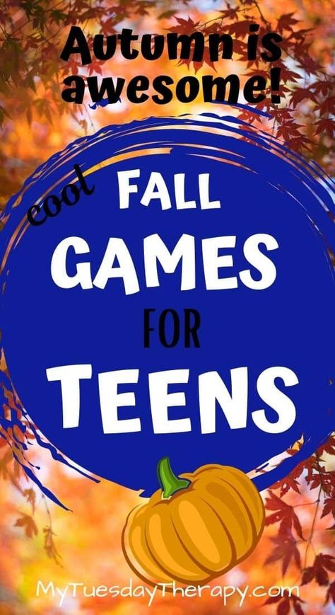 Fall Games For Teens, Teen Birthday Party Themes, Fall Game Night, Cool Party Themes, Fabulous Birthday Party Ideas, Fun Fall Games, Fall Games For Kids, Fall Festival Activities, Harvest Games