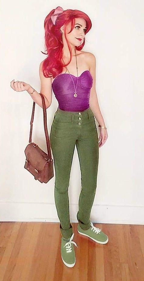 Ariel Bounding, Ariel Costume Diy, Ariel Disneybound, Ariel Halloween, Ariel Halloween Costume, Disney Princess Halloween Costumes, Disney Princess Halloween, Ariel Costumes, Ariel Cosplay