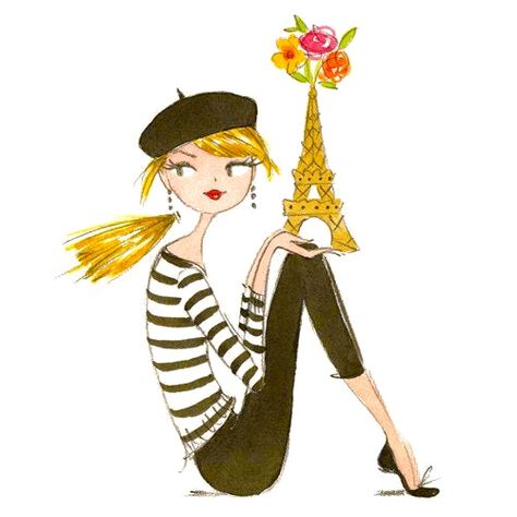 Anne Keenan Higgins, Paris Illustration, Vintage Parisian, Art Web, Graphic Poster Art, Fashion Art Illustration, Illustration Girl, Girls Illustration, Illustration Sketches