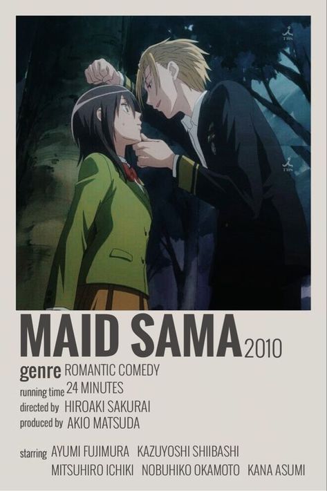 Maid Sama Poster, Romance Comedy Anime, Anime Watchlist, Best Romantic Comedy Anime, Manga Ideas, Inoue Orihime, Titan Fanart, Drama List, Best Romance Anime