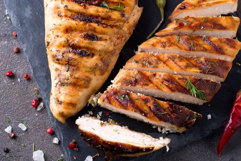 Freeze Cooked Chicken, Perfect Baked Chicken Breast, Freezing Cooked Chicken, Perfect Baked Chicken, Baked Stuffed Chicken, Chicken Recipes Boneless, Chicken Breast Recipes Baked, Roasted Chicken Breast, Cooked Chicken