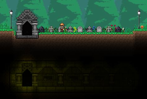 Steam Community :: :: Graveyard Terraria Builds, Terraria, Graveyard, Video Game, Steam, Design