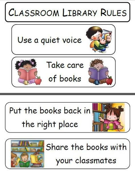 Library Rules Clipart (12+) Makerspace Elementary Library, Classroom Library Rules, Library Rules Poster, Preschool Rules, Library Rules, Kindergarten Library, Preschool Library, School Library Displays, Library Center