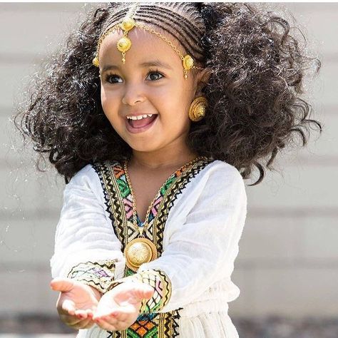 Tigray, Ethiopia l Habesha l Recent photo. Kids Hairstyles For Wedding, Hairstyles Pictures, Hair Cute, Wedding With Kids, Hair Pictures, Black Girls Hairstyles, Black Kids, Beauty Inspiration, Kids Hairstyles