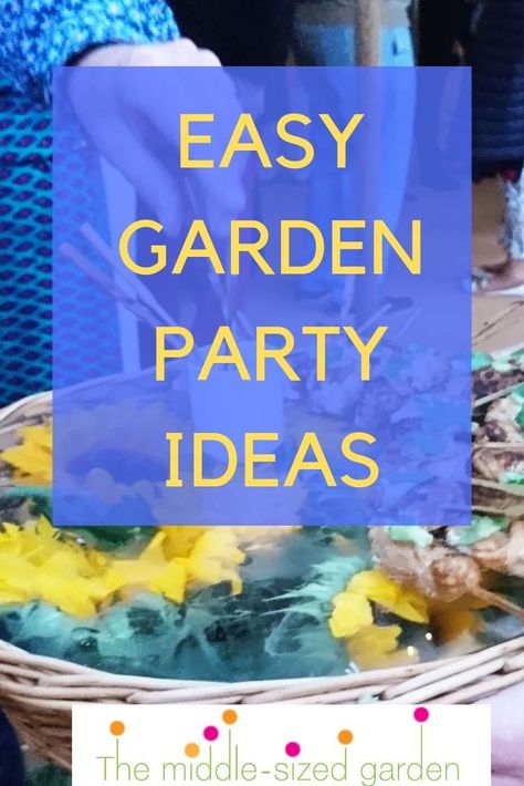 Easy Garden Party Decorations, Simple Garden Party Ideas, Simple Garden Party Decorations, Indoor Garden Party Decorations, Small Garden Party Ideas, Garden Party Decorations Diy, Jam Jar Flowers, Diy Garden Party, Garden Party Ideas