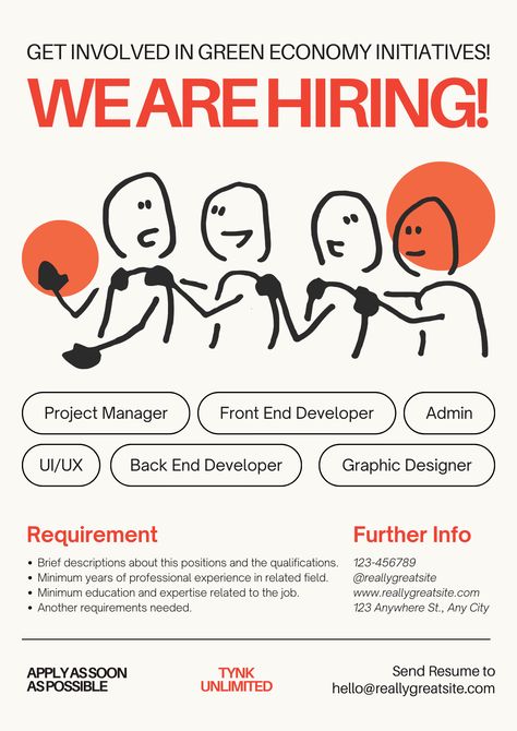 Ready to find your next star team member? Check out our Organic Illustrative Hiring Poster in Orange and Beige on Canva. Let's bring your team to new heights together! Job Wanted Poster Design, Job Poster Design Ideas, Hire Poster Design, Hiring Design Poster, Recruitment Poster Design Ideas, Internship Poster, We Are Hiring Poster Design, Poster Design Infographic, Hiring Post Design