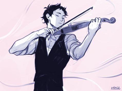 Violin Drawing, Animation Poses, Violin Art, Man Drawing, Haikyuu Memes, Volleyball Anime, Akaashi Keiji, Haikyuu Funny, Viria