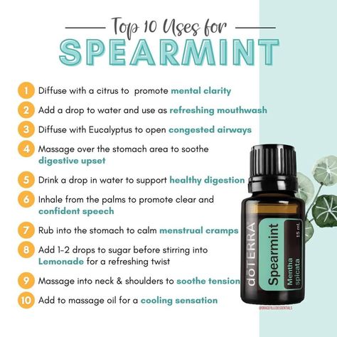 Essential Oil Education, Clean Lifestyle, Menstrual Cramps, Upset Stomach, Mental Clarity, Healthy Digestion, Mouthwash, Spice Recipes, Doterra Essential Oils